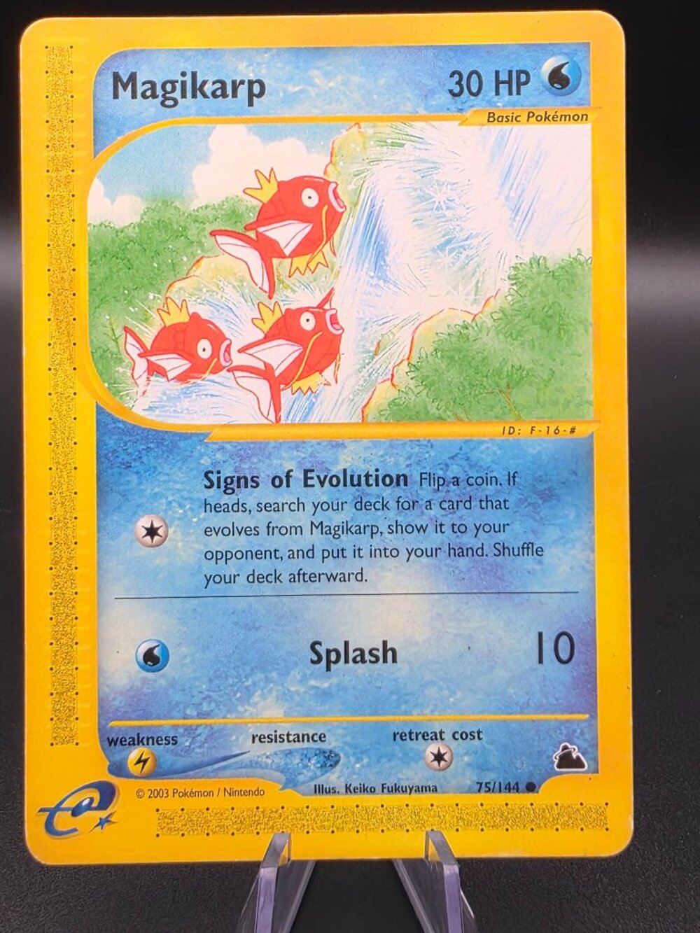 Pokemon Skyridge MAGIKARP #75/144 - Non Holo HP-MP